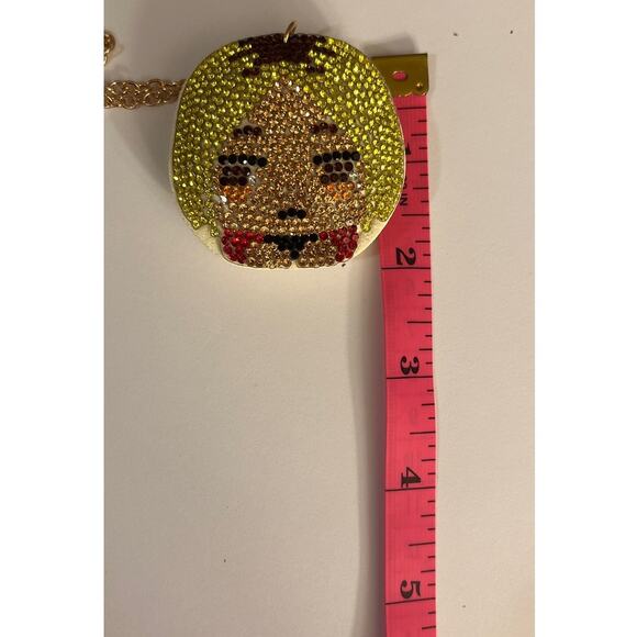 Haikyu!! Kozume Kenma Rhinestones And A Gold Chain Keyring Charm - Picture 7 of 11